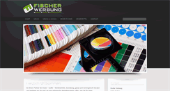 Desktop Screenshot of fischer-werbung.com